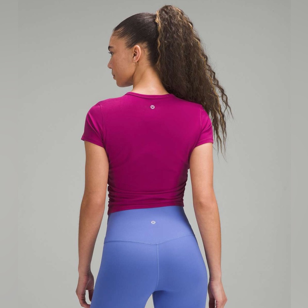 Lululemon All It Tales Magenta Purple Tee